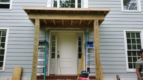 portico for front door