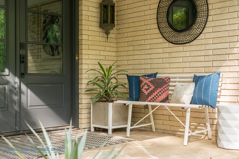 front porch makeover on a budget