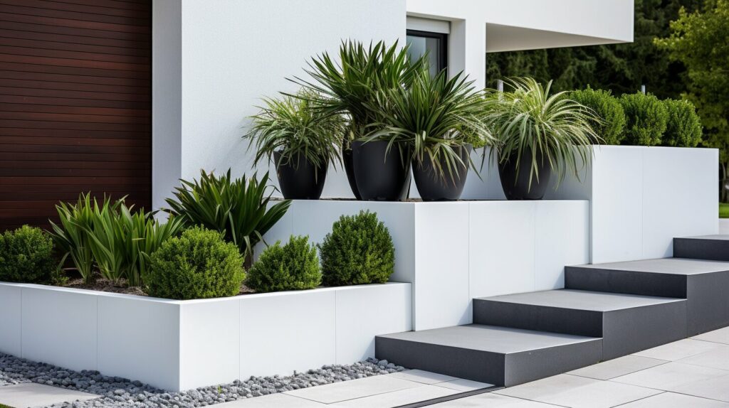 Contemporary plants for curb appeal