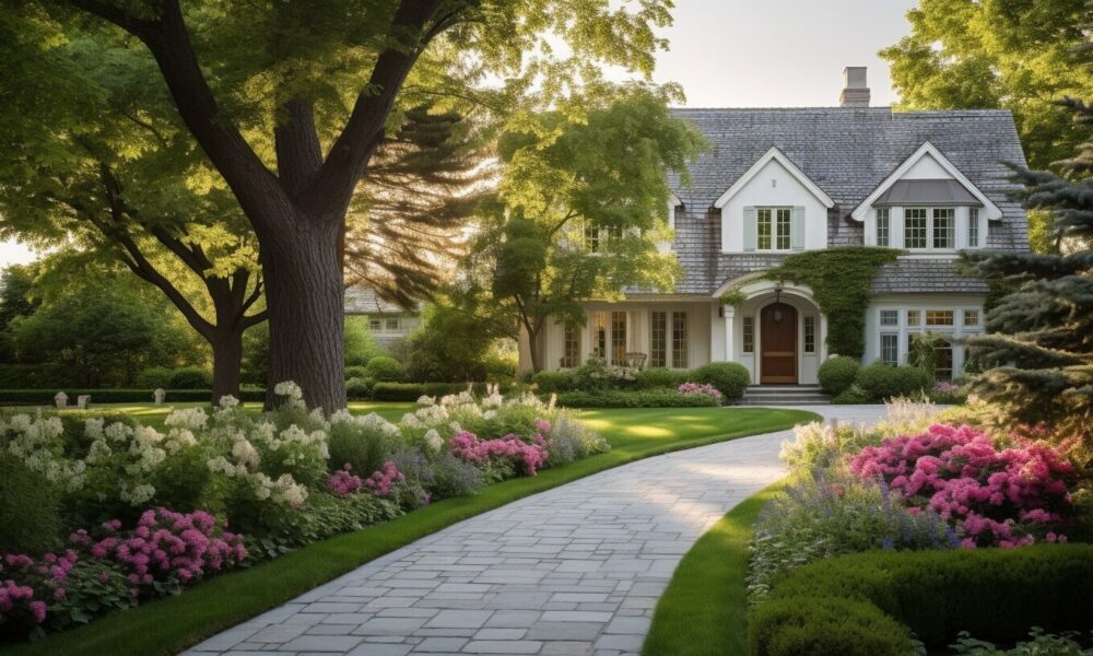 Driveway landscaping