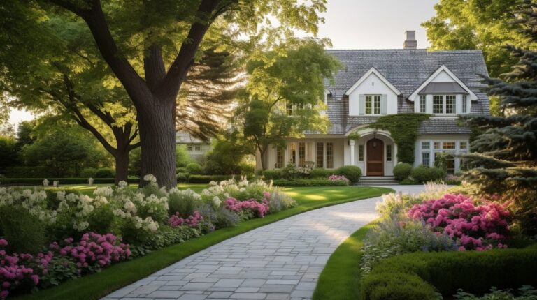 Driveway landscaping