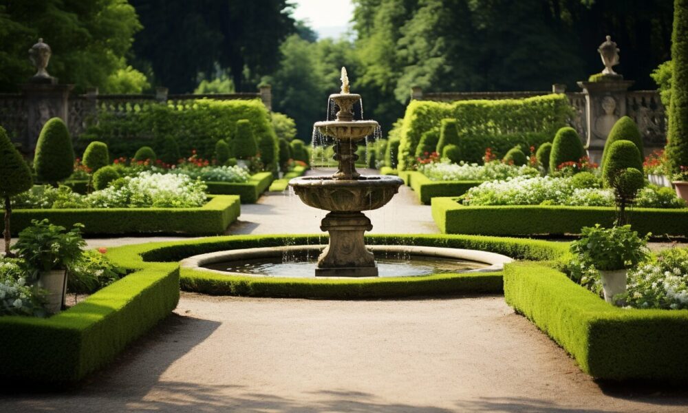 Traditional landscaping appeal