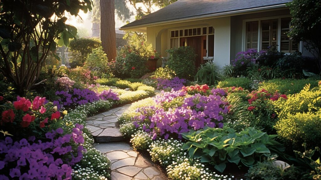 curb appeal with ground covers
